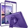 MoKo Cover per iPad 9.7 2018/2017, iPad 6ª /5ª Generazione, Viola Scuro | Custodia Coperta Protettiva Anti-Urti e Sporco con Pellicola Integrata & Supporto per iPad 9.7 in