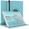 EAZY CASE - Custodia per iPad Pro 10,5 tablet Cover protettiva Smart Cover Supporto rotante Astuccio pieghevole 360° girevole con funzione stand Similpelle Blu
