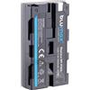 Blumax Batteria compatibile con (Blackmagic NP-F570) Sony NP-F550 NP-F530 | 3500 mAh - celle LG - anche per flash luci video monitor di campo