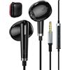 ACAGET Auricolari 3,5MM Cuffie per Samsung Galaxy A15 A06 A14 A05s A25 A12 | Auricolari con Filo Cuffie Sport in-Ear Stereo con Microfono Controllo del Volume per Xiaomi Redmi Note 14 13 12 11 Pro 14C
