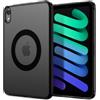 Spigen Ultra Hybrid MagFit Cover per iPad Mini 7 A17 Pro (2024) / 6 (2021) | Custodia rigida trasparente, supporto Pencil/S Pen, protezione urti e ritagli precisi - Frost Black
