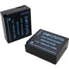 Dot.Foto 2 x Dot.Foto DMW-BLE9, DMW-BLE9E, DMW-BLG10, DMW-BLG10E Premium 7.2v / 1025mAh Batteria Ricaricabile per Panasonic DC-TZ99, DC-TZ90 DMC-TZ100 DMC-GX7 DMC-TZ80 DC-LX100 II, DMC-GF6 DMC-GX80 DC-GX9