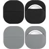 Hsupez 4 pezzi Ai-r T-ag Custodia Holder Case, adesivo di montaggio per Air Tag, retro adesivo Ai-r T-ag, custodia protettiva adesiva AirTag, adatto per il fissaggio a bagagli, borse, zaini e biciclette