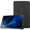 ProCase Custodia per Samsung Galaxy Tablet A 10.1 2016, Ultra Sottile smart Cover in pelle PU, con Sonno/Sveglia la Funzione, con Funzione di Supporto per Galaxy Tab A 10,1 pollici SM-T580 T585 -Nero
