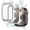 Generic Custodia protettiva per Apple Watch da 44 mm, 40 mm, 46 mm, 42 mm, 41 mm, 45 mm, 42 mm, 38 mm, serie 10 9 8 7 6 5 4 3 SE/2a generazione, cover rigida in policarbonato + bumper per iWatch