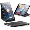 INFILAND Custodia a libro per iPad 9/8/7ª generazione 10,2'' (2021/2020/2019) con portapenne, supporto pieghevole orizzontale e verticale, custodia per iPad 9/8/7 (nero)