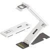 INSWAN INS-Flip 4 4K 13 MP Document Camera, design pieghevole, LED, micro | Autofocus, Plug & Play, portatile, ultrasottile (1,73 cm), compatibile Windows/Mac/Chromebook, ideale per insegnare/imparare