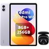 XIAOMI REDMI Pad 2 Pro,8+256 GB, 12,1 2,5 K 120 Hz,batteria gigante da 12000 mAh (tipo),processore 4 nm,connettività continua,viola lavanda,WiFi,incluso cuffie smart incluse nero