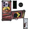Aroepurt Custodia Comaptibile per Oukitel C51 Case Custodia [ con 9H HD Vetro Temperato] Cover Supporto PC + Silicone YGH-JGP