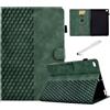 Fancity Custodia per iPad Mini 5/4/3/2, Cover Protettiva in Pelle Intelligente con Sveglia/Sonno, Supporto, Slot per Schede e Portamatite per iPad 7.9 Pollici, Verde
