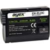 ayex EN-EL15C - Batteria premium adatta per Nikon Z7II Z7 Z8 Z5 D7500 D7000 D850 D800E D750 D610 D500, potente batteria di qualità per una maggiore durata, 2250 mAh