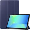 Kepuch Custer Cover per Samsung Galaxy Tab S9 Fe 11 X510 X516B/S10 Fe X520 X526B/S9 X710 X716B X718U/S10 Lite X400 X406B,PU-Pelle Case Custodia - Blu