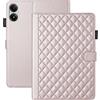 Vaitasy Custodia per Xiaomi Redmi Pad Pro 12.1 Pollici 2024 | Business Pelle PU Tablet Cover per Redmi Pad Pro 5G con Portafolio Supporto Funzione Oro rosa