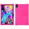 FKQLH Custodia per TCL Tab 10 Gen 2, Silicone Morbido Skin Leggero Custodia Protettiva per Bambini Supporto Cover per TCL Tab 10 Gen 2 10,4'', Rosa