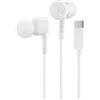 PALOVUE Cuffie USB-C compatibili con iPhone 15, cuffie intrauricolari Type-C con microfono e controllo del volume, tre auricolari (S/M/L), cancellazione del rumore, controllo a 3 pulsanti, bianco