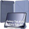 EspZanthic Custodia per Samsung Galaxy Tab A11+ Plus/A9+ Plus 11 Pollici (2025/2023) con Portapenne, 6-in-1 Angoli di Visione Multipli Supporto a Forma di Y, Cover Trasparente Posteriore