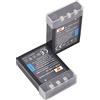 DSTE 2PCS LI-10B LI-12B Batteria compatibile con Olympus Camedia C-50, C-60, C-70, C-470, C-760, C-765, C-770, C-5000, C-7000