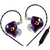CCA ND NX2 - Auricolari in-ear Monitorm, HiFi IEM, suono profondo dei bassi, auricolari da gioco con cavo staccabile