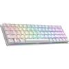 Ranked G65 Guardian 65% | Low Profile | Telaio in Alluminio | Hot Swap | 68 Tasti RGB | Cavo USB | Per Mac, PC Windows | QWERTY ANSI US (Bianco, Gateron Low Profile Brown)