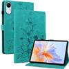 Rosbtib Custodia Cover per Honor Pad V9 2024 11.5 modello ROL-W00, Slim Fit Folio Pieghevole Cover Protettiva con Slot per schede Chiusura Magnetica, Gigli Verdi