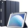 JETech Custodia per iPad Pro 10,5 2017, iPad Air 3ª Gen 2019, Navy | Cover Protezione TPU Morbida, Porta Pencil, Supporto Tri-Pieghevole, Antiurto