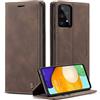 WJXEXRS Cover per Samsung Galaxy A53 5G, Custodia in Pelle Premium, Supporto Slot per Schede, Portafoglio Kickstand Flip Wallet Magnetica Custodie Porta Carte, Adatto per Samsung Galaxy A53 5G -Caffè
