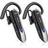 New Bee Auricolare Bluetooth Singolo con Doppio Microfono V5.0 | Auricolari Bluetooth con 20 Ore Di conversazione, Microfono Muto, Connessione a due Dispositivi per iPhone, Android e Laptop