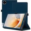 Envibe Custodia per Teclast T65 Plus 13.4 Pollici, Cover Tablet Teclast T65 Plus, Copertura Protettiva Pieghevole con Supporto per Matita e Cinturino da Polso, Protezione Completa. (Blu)