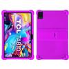 FKQLH Custodia per TCL Tab 10 Gen 2, Silicone Morbido Skin Leggero Custodia Protettiva per Bambini Supporto Cover per TCL Tab 10 Gen 2 10,4'', Viola