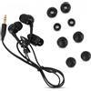 Bewinner Auricolari Intrauricolari Impermeabili IP68, Auricolari da Nuoto con Cavo Corto da 40 Cm, Auricolari con Spinotto da 3,5 Mm con 8 Inserti per il Nuoto, il Surf, la Corsa