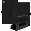 Generic Whitedeer - Custodia protettiva per tablet Android 14 da 10 con cinghia da polso e supporto e funzione anti-goccia, design elegante e semplice, colore: Nero