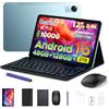 POPUX P12 Tablet 12 Pollici 2.4K Tablet Android 16 con Gemini AI, Blu | 48GB+128GB/2TB, T7280 Octa-Core Tablet con Penna 120Hz Display, 10000mAh, 13MP+8MP, Face ID, Widevine L1, GPS, Tastiera