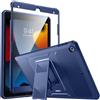 MoKo Antishock Cover per iPad 9a Gen/8a Gen/7a Gen 2021/2020/2019, Denim | Custodia Full Body Coperta Protettiva Anti-urti Protezione Completa e Sporco con Pellicola Integrata per iPad 10.2''