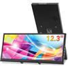Prechen Monitor Secondario Portatile da 12,3 pollici, 1920 x 720, HDMI e USB-C | Mini Monitor Display IPS per Computer/Desktop Windows/Monitoraggio AIDA64 di GPU, CPU e RAM