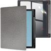 Hesupy Custodia magnetica per tablet Boox Note Air 4C (2024) da 10,3, nuova custodia protettiva leggera in PU e acrilico con scomparto per penna, spegnimento automatico, protezione completa (grigio)