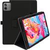 Haofun Custodia Cover Compatibile con TECLAST ArtPad Air, Sottile Leggero Cover con Cinturino da Polso, Custodia Magnetico in PU Case con Multi-Angolo Regolabili, Nero