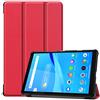 Kepuch Custer PU-Pelle Case Custodia Cover per Lenovo Tab M8 3rd TB-8506F/Smart Tab M8/M8 FHD TB-8705F 8705N/M8 HD TB-8505F 8505X/Motorola Tab G20 - Rosso