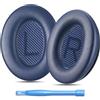 AHG Accessory House Global Accessory House auricolari compatibili con cuffie Bose QuietComfort 35 (QC35) e QuietComfort 35 II (QC35 II) (Blu Scuro). Premium in pelle proteica | morbida schiuma ad alta densità | maggiore durata