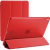 TechDealsUK Per iPad Pro 9.7 (solo 2016) A1673, A1674 e A1675 custodia magnetica con funzione di accensione/spegnimento automatico (rosso)