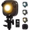Amaran Halo 60x luci video COB LED 63W bicolore 2700k-6500k, 3.270 lux @1m | luce da viaggio ultra compatta, alimentazione USB-C PD, controllo app/NFC, supporto Bowens per YouTube TikTok