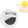 AXFEE Portachiavi Air-Tag, ustodia per tracciatore GPS nascosta-Bianco | Custodia in Silicone Airtag con Pin, Adatta per Bambini, Anziani, Animali Domestici, Zaino