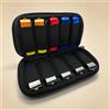 Generic Custodia per chiavetta USB, borsa portatile per ufficio e viaggi, borsa portatile per accessori elettronici (10 slot)