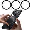 Generic 3 confezioni di anelli metallici universali adesivi per caricatore magnetico compatibili con iPhone/Samsung/Android per tutti i telefoni cellulari, accessori di conversione per supporto magnetico
