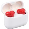 Gugxiom Cuffie Bluetooth a Forma di Cuore, Auricolari Carini con Custodia di Ricarica, per Allenamenti Sport Viaggi All'aperto
