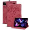 Succtopy Custodia per Xiaomi Pad 6/Pad 6 Pro 11 pollici 2023, Custodia a libro in pelle PU Xiaomi Pad 6 11 2023, portapenne Stand Wallet Cover Case Tablet Custodia per Xiaomi Pad 6 Pro 11 2023 Rosso