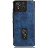 EasyShow Custodia per Asus ROG Phone 8 Pro/Phone 8 Custodia, Asus ROG Phone 8 Pro/Phone 8 PU+PC+TPU custodia per telefono, Cover per Asus ROG Phone 8 Pro/Phone 8 (Blu)