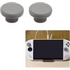 Generic Parti di ricambio per joystick per console di gioco Legion Go S, antiscivolo, anti-allentamento, rinforzato e stabile, parti di riparazione e modifica (grigio)