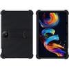 MQVQAUBST Custodia Protettiva Antiurto for Tablet TCL Nxtpaper 11 Plus 9469X da 11,5 Pollici in Silicone Morbido con Supporto Posteriore(Black)