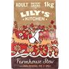 Lily's Kitchen Preparato con ingredienti naturali Cibo secco per cani adulti Stufato di manzo con grani antichi Sacco da 1kg