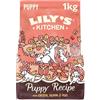 Lily's Kitchen Preparato con ingredienti naturali Cibo secco per cani cuccioli Ricetta senza cereali con pollo, salmone e piselli 1kg